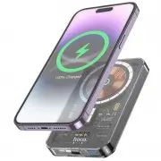 Портативное зарядное устройство Power Bank Hoco Q14 Ice Crystal PD20W с БЗУ 5000 mAh, Black