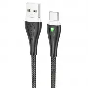 USB кабель Borofone BX100 Advantage USB to Type-C (1m), Черный