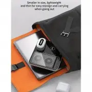 Бездротова зарядка R12 4in1 with Light, Black