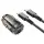 АЗП Borofone BZ29B Outstanding PD36W (2USB-C) + кабель Type-C to Lightning Transparent black