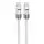 Дата кабель Hoco U113 Solid 100W Type-C to Type-C (1m) Silver