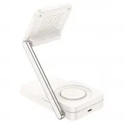 Бездротова зарядка Hoco CQ10 Consuelo 3-in1, Milky White