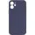 Чехол Silicone Case Full Camera Protective (AA) NO LOGO для Apple iPhone 12 (6.1"), Темно-синий / Midnight blue
