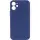 Чехол Silicone Case Full Camera Protective (AA) NO LOGO для Apple iPhone 12 (6.1"), Синий / Deep navy