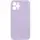 Чохол Silicone Case Full Camera Protective (AA) NO LOGO для Apple iPhone 12 Pro Max (6.7"), Бузковий / Lilac