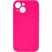 Чохол Silicone Case Full Camera Protective (AA) NO LOGO Apple iPhone 13 (6.1"), Рожевий / Barbie pink