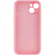 Чохол Silicone Case Full Camera Protective (AA) NO LOGO для Apple iPhone 13 (6.1"), Рожевий / Light pink