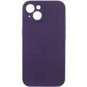 Чехол Silicone Case Full Camera Protective (AA) NO LOGO для Apple iPhone 13 (6.1"), Фиолетовый / Elderberry