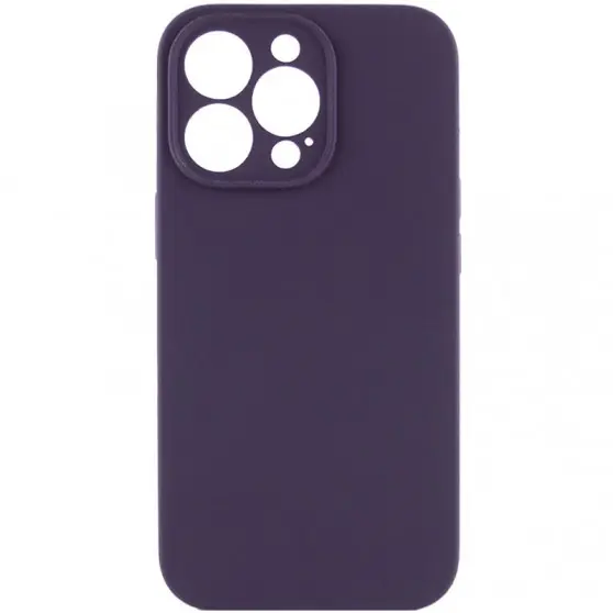 Чохол Silicone Case Full Camera Protective (AA) NO LOGO для Apple iPhone 13 Pro Max (6.7"), Фіолетовий / Elderberry