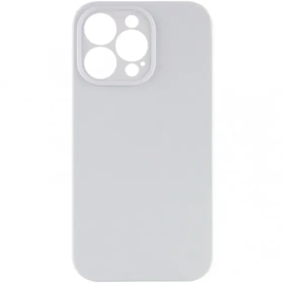 Чехол Silicone Case Full Camera Protective (AA) NO LOGO для Apple iPhone 14 Pro (6.1"), Белый / White