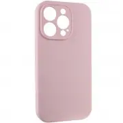 Чохол Silicone Case Full Camera Protective (AA) NO LOGO для Apple iPhone 15 Pro Max (6.7"), Рожевий / Chalk Pink