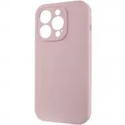 Чохол Silicone Case Full Camera Protective (AA) NO LOGO для Apple iPhone 15 Pro Max (6.7"), Рожевий / Chalk Pink