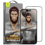 Захисне 3D скло Blueo Hot Bending для Apple iPhone 15 Pro (6.1"), Чорний