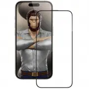 Защитное 3D стекло Blueo Hot Bending для Apple iPhone 15 Pro Max (6.7"), Черный