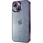 Чехол TPU+PC Glittershine для Apple iPhone 14 (6.1") Purple