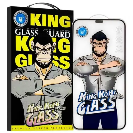 Защитное 2.5D стекло King Kong HD для Apple iPhone 12 Pro / 12 (6.1") Черный