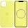 Чохол Silicone case (AAA) with Magsafe and Animation для Apple iPhone 13 (6.1") Жовтий / Lemon Zest