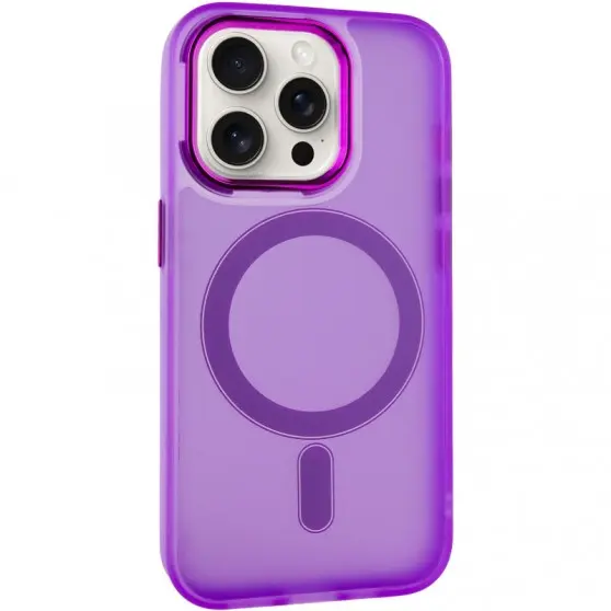 Чехол TPU+PC Lily with MagSafe для Apple iPhone 13 Pro (6.1") Purple