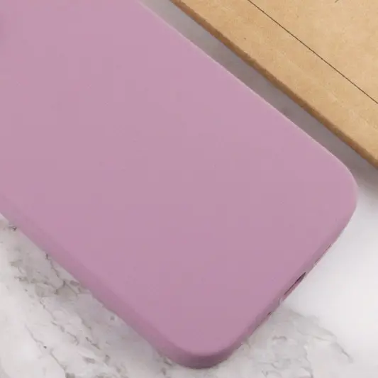 Чехол Silicone Case Full Protective (AA) NO LOGO для Apple iPhone 14 Pro Max (6.7") Лиловый / Lilac Pride - изображение 1
