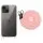 Чохол TPU Transparent with Straps для Apple iPhone 13 / 14 (6.1") Light Pink