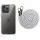 Чехол TPU Transparent with Straps для Apple iPhone 12 Pro Max (6.7") Grey