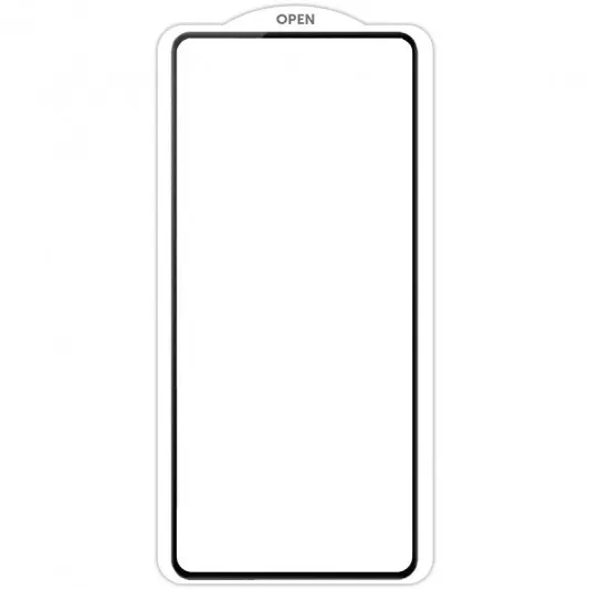 Захисне скло SKLO 5D (тех.пак) для Realme C67 4G Чорний / Біла підкладка