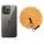 Чохол TPU Transparent with Straps для Apple iPhone 14 Pro (6.1") Orange / White