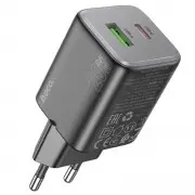 СЗУ Hoco N41 Almighty PD20W+QC3.0 (1USB-A/1C) Black
