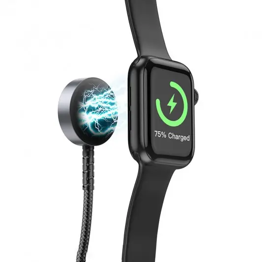 БЗП Hoco CW54 2in1 for Apple Watch + Type-C / Lightning Black - зображення 2 