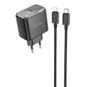 СЗУ Hoco CS41A Smart PD35W (1USB-C) + кабель Type-C to Lightning Black