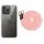 Чохол TPU Transparent with Straps для Apple iPhone 13 Pro Max (6.7") Light Pink