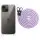 Чохол TPU Transparent with Straps для Apple iPhone 13 / 14 (6.1") Light Purple