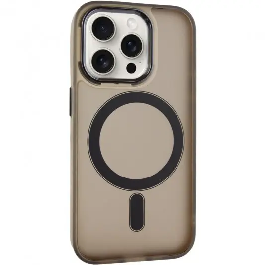 Чехол TPU+PC Lily with MagSafe для Apple iPhone 12 Pro Max (6.7") Dark Gray