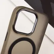 Чехол TPU+PC Lily with MagSafe для Apple iPhone 12 Pro Max (6.7"), Dark Gray