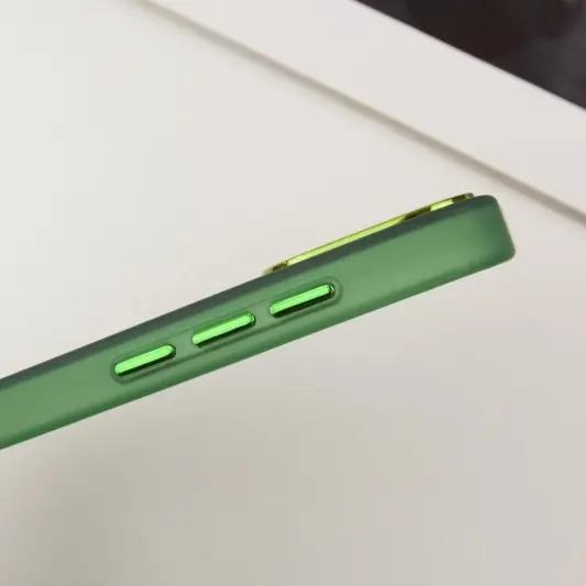 Чохол TPU+PC Lily with MagSafe для Apple iPhone 12 Pro Max (6.7") Army Green - зображення 6 