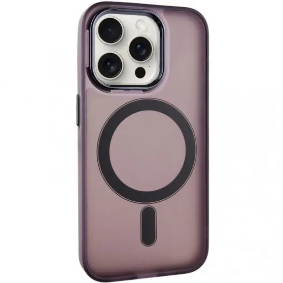 Чехол TPU+PC Lily with MagSafe для Apple iPhone 13 Pro (6.1") Dark Purple