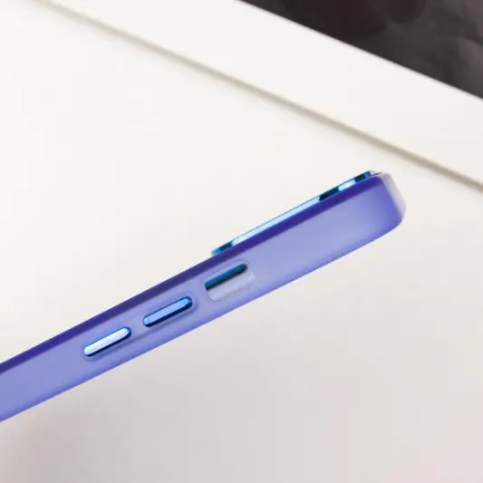 Чохол TPU+PC Lily with MagSafe для Apple iPhone 13 Pro (6.1") Blue - зображення 6 