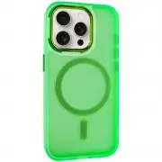 Чохол TPU+PC Lily with MagSafe для Apple iPhone 13 Pro Max (6.7") Neon Green