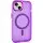 Чохол TPU+PC Lily with MagSafe для Apple iPhone 13 (6.1") Purple