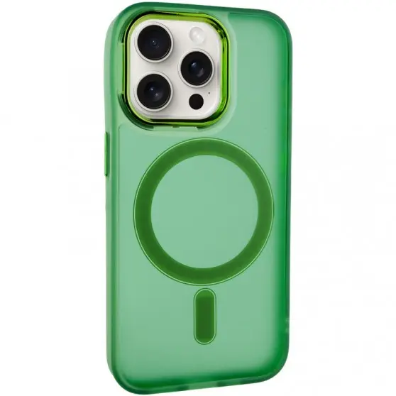 Чехол TPU+PC Lily with MagSafe для Apple iPhone 13 Pro (6.1") Army Green