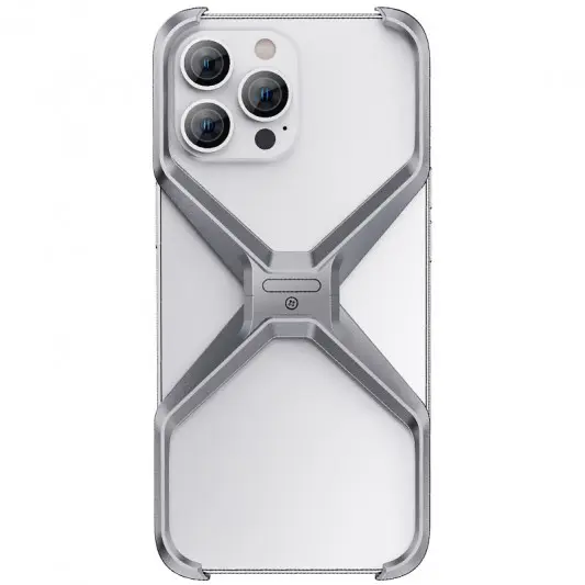 Чохол Bumper X для Apple iPhone 14 Pro (6.1") Titanium - зображення 2 