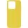 Чехол Silicone Case Full Protective (AA) NO LOGO для Apple iPhone 15 Pro Max (6.7") Желтый / Yellow
