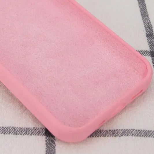 Чохол Silicone Case Full Protective (AA) NO LOGO для Apple iPhone 15 Pro Max (6.7") Рожевий / Light pink - зображення 2 