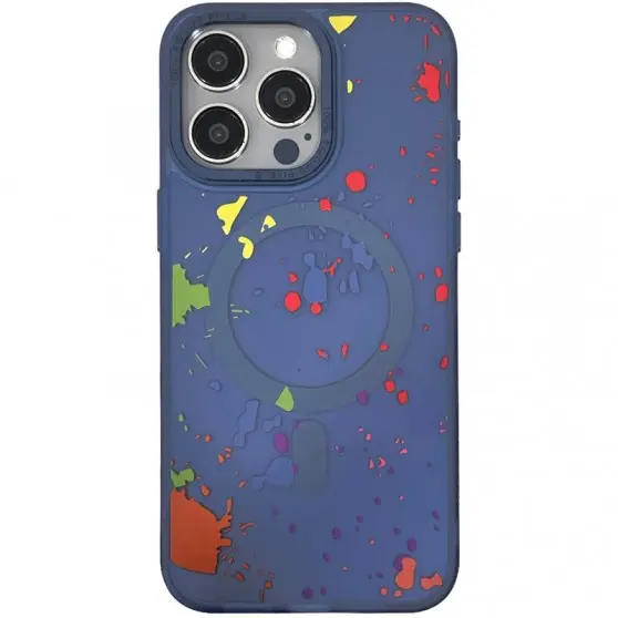 Чехол TPU+PC Flush with MagSafe для Apple iPhone 12 Pro Max (6.7"), Dark blue