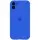 Чехол Silicone Case Full Camera Protective (AA) для Apple iPhone 12 (6.1") Синий / Capri Blue