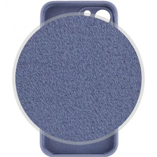 Чехол Silicone Case Full Camera Protective (AA) для Apple iPhone 13 Pro (6.1") Серый / Lavender Gray - изображение 2