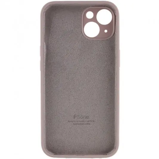 Чохол Silicone Case Full Camera Protective (AA) для Apple iPhone 14 (6.1") Сірий / Lavender / PVH - зображення 1 