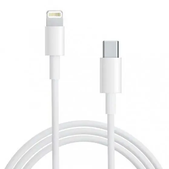 Дата кабель USB-C to Lightning for Apple (AAA) (2m) (no box) White