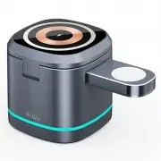 Беспроводная зарядка WIWU Wi-W024 3 in 1 wireless charger, Grey