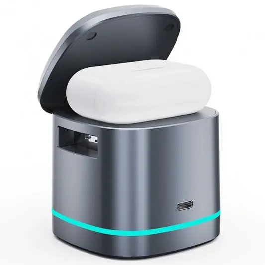 БЗУ WIWU Wi-W024 3 in 1 wireless charger Grey - изображение 2